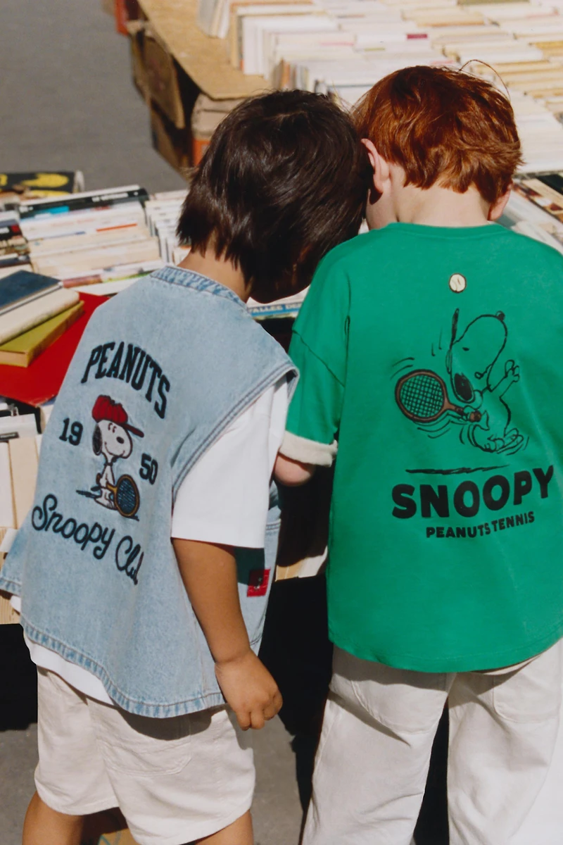 T-SHIRT IMPRIMÉ SNOOPY PEANUTS