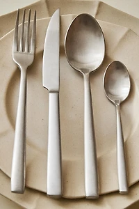 4-PIECE VINTAGE STEEL FLATWARE SET
