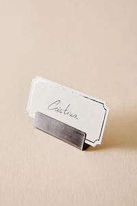 METAL PLACE CARD & CARD SET