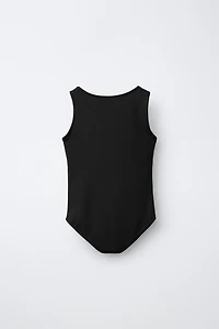KNOTTED POLYAMIDE BODYSUIT