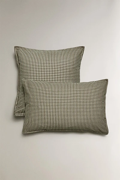 CHILDREN'S GINGHAM PILLOWCASE