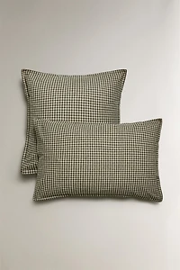 CHILDREN'S GINGHAM PILLOWCASE