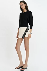 PUFF SLEEVE KNIT JUMPER
