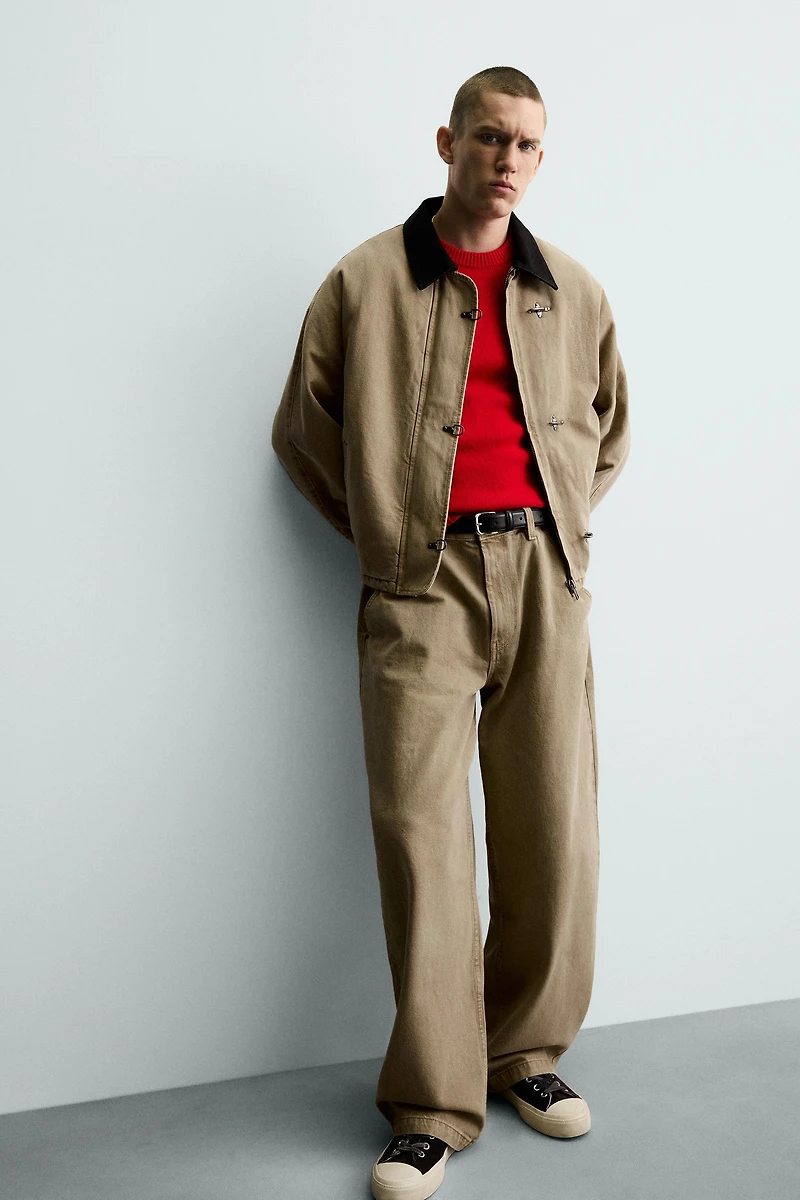 COMBINATION COLLAR FIREMAN CLASP JACKET