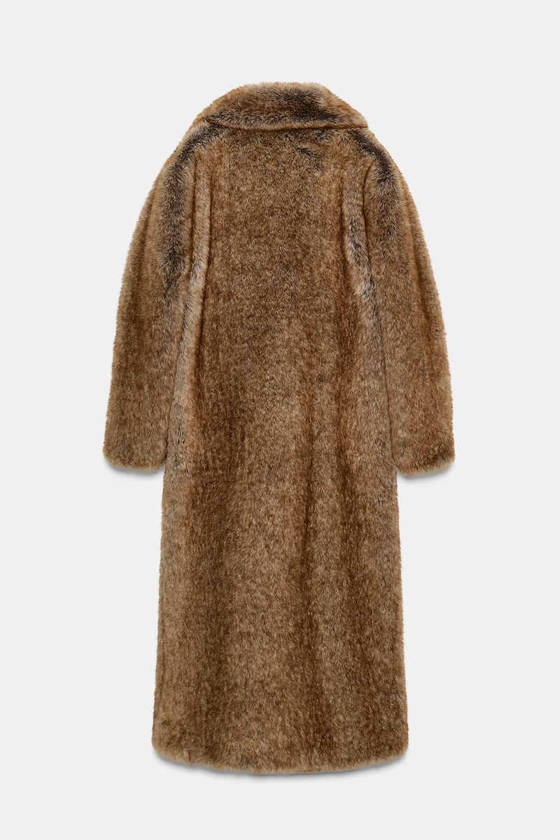 FAUX FUR COAT ZW COLLECTION LIMITED EDITION