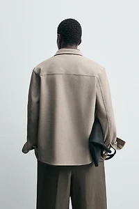 COMFORT TEXTURED OVERSHIRT