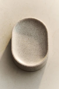 RESIN BATHROOM SOAP DISH