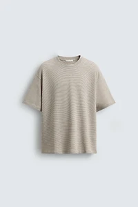 T-SHIRT RELAXED FIT À RAYURES