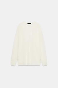 PULL EN MAILLE FINE À COL V