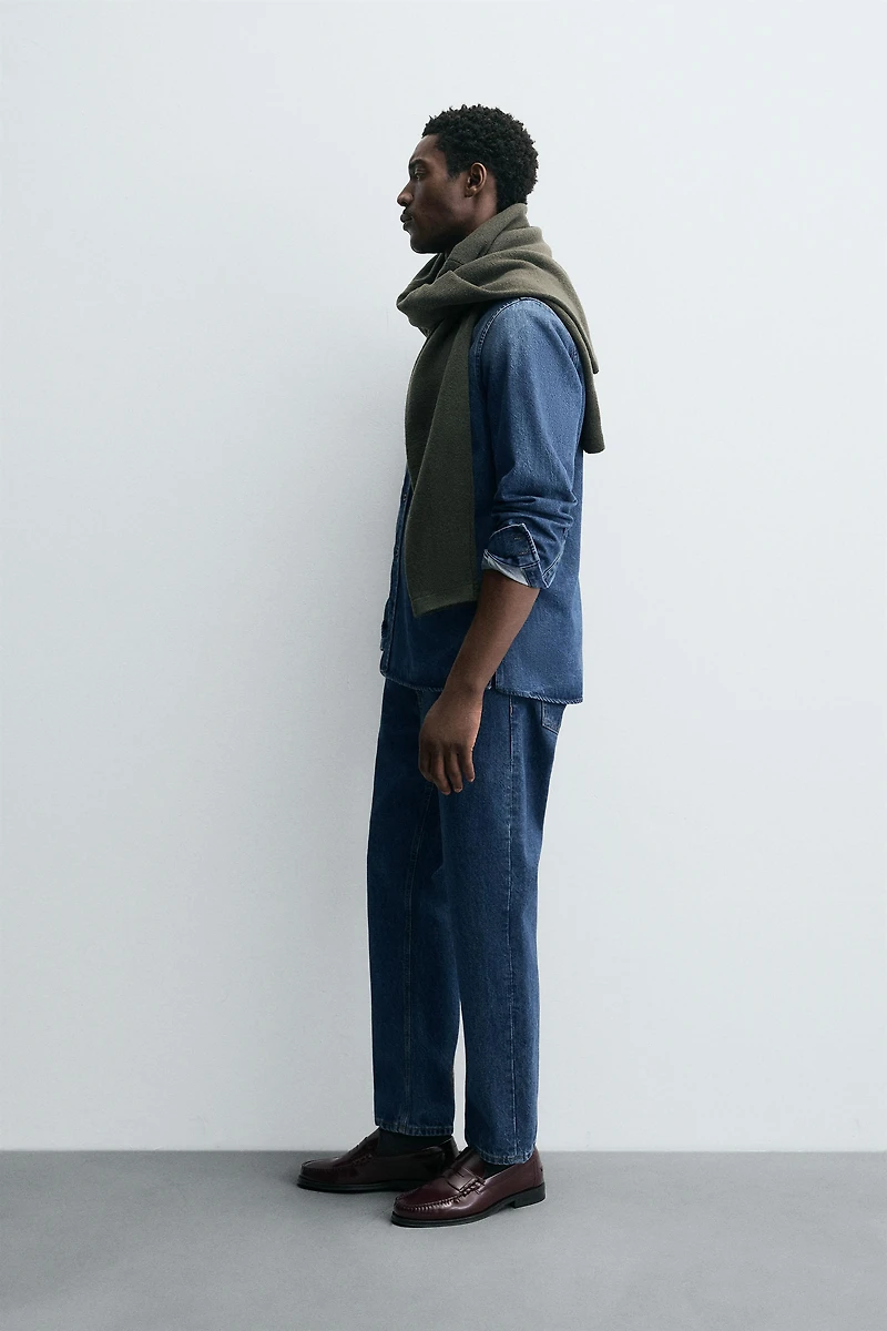 CHEMISE EN JEAN DÉLAVÉE