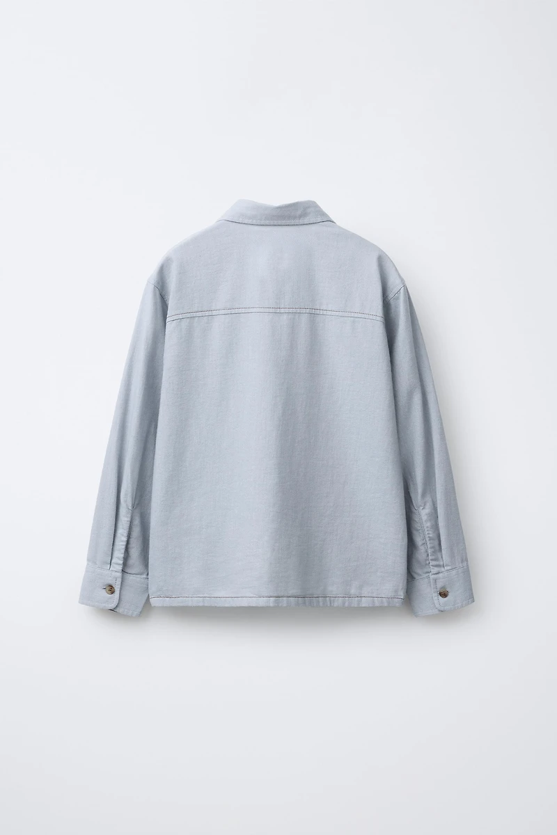 FLANNEL POCKET SHIRT