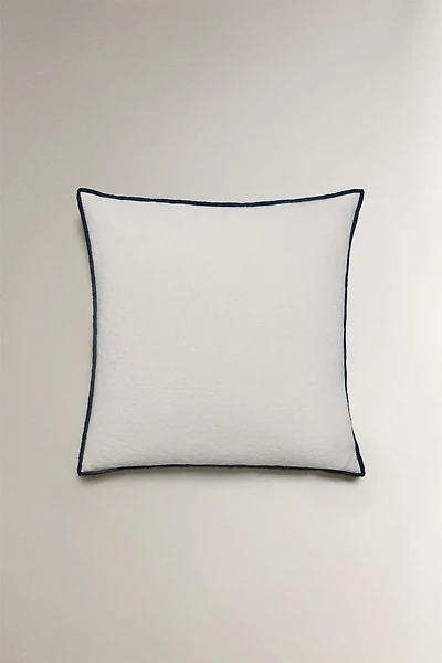 LINEN THROW PILLOW COVER