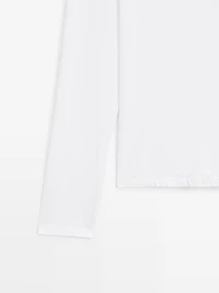 T-shirt col bateau 100 % coton