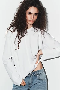 T-SHIRT À MANCHES LONGUES COUTURE