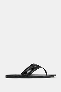 MESH SLIDE SANDALS