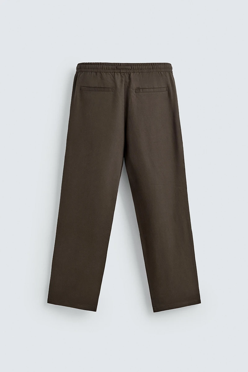 100% LYOCELL REGULAR FIT PANTS