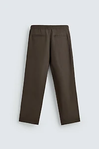 100% LYOCELL REGULAR FIT PANTS
