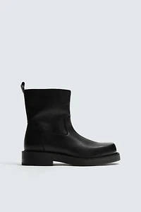 LIMITED EDITION THICK SOLE LEATHER BOOTS