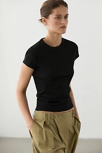100% mercerised cotton short sleeve T-shirt