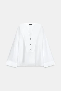 100% LINEN KIMONO SHIRT