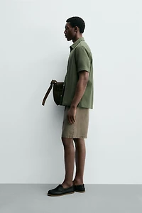 REGULAR FIT TEXTURED SHIRT