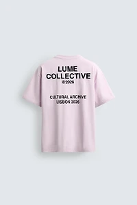 COMBINED EMBROIDERED PRINT T-SHIRT