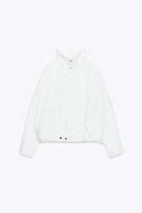 100% LINEN BOMBER JACKET ZW COLLECTION