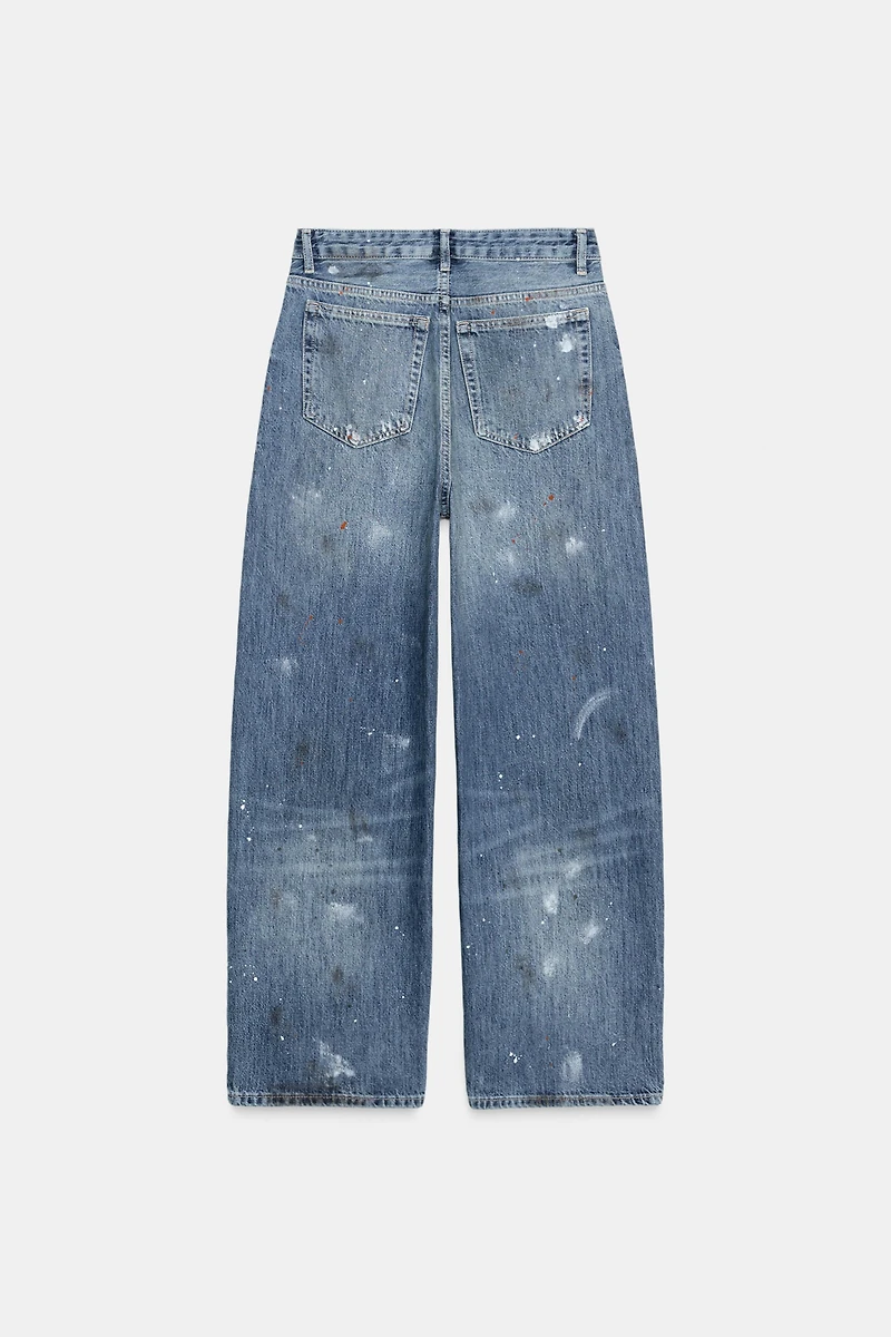 TRF LOOSE OVERSIZE HIGH WAIST JEANS