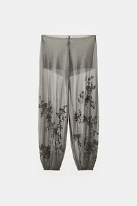 PANTALON BOUFFANT BRODÉ