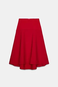 ZW COLLECTION CAPE MIDI SKIRT