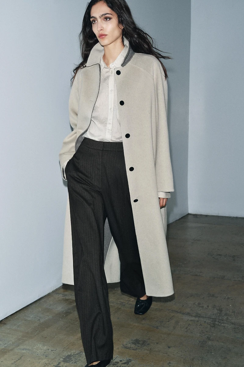 ZW COLLECTION LIMITED EDITION LONG WOOL BLEND COAT