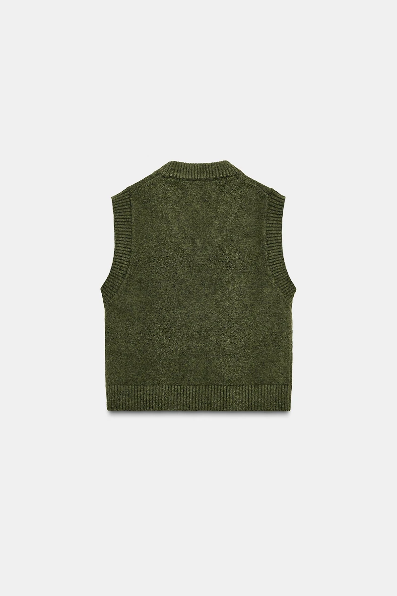 SOFT KNIT VEST TOP