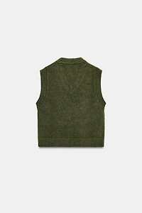 SOFT KNIT VEST TOP