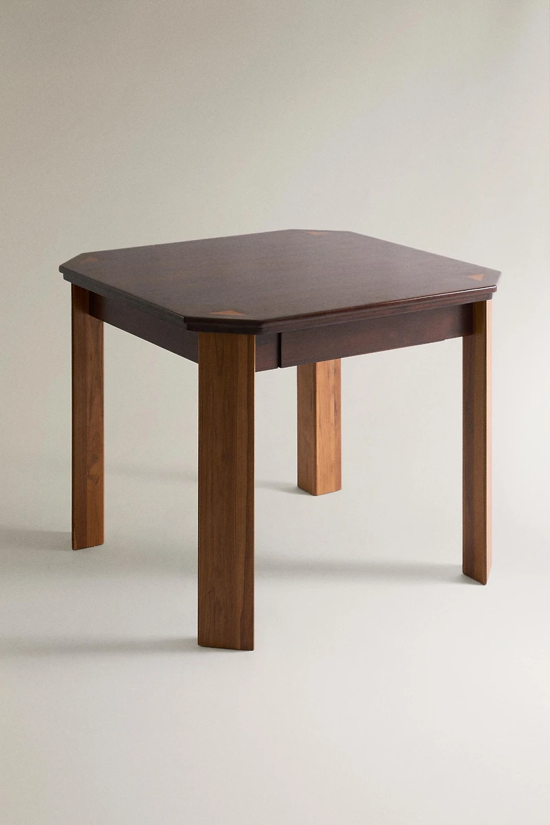 OCTAGONAL WOODEN TABLE