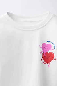 T-SHIRT À IMPRIMÉ CŒURS