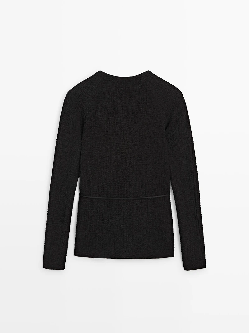 T-shirt with tie detail