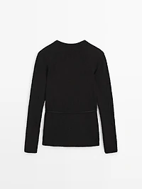 T-shirt with tie detail