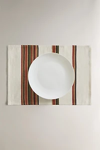 SET DE TABLE RAYURES COULEUR