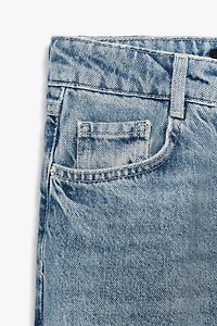 Z.09 STRAIGHT ANKLE HIGH WAIST CROSSOVER JEANS