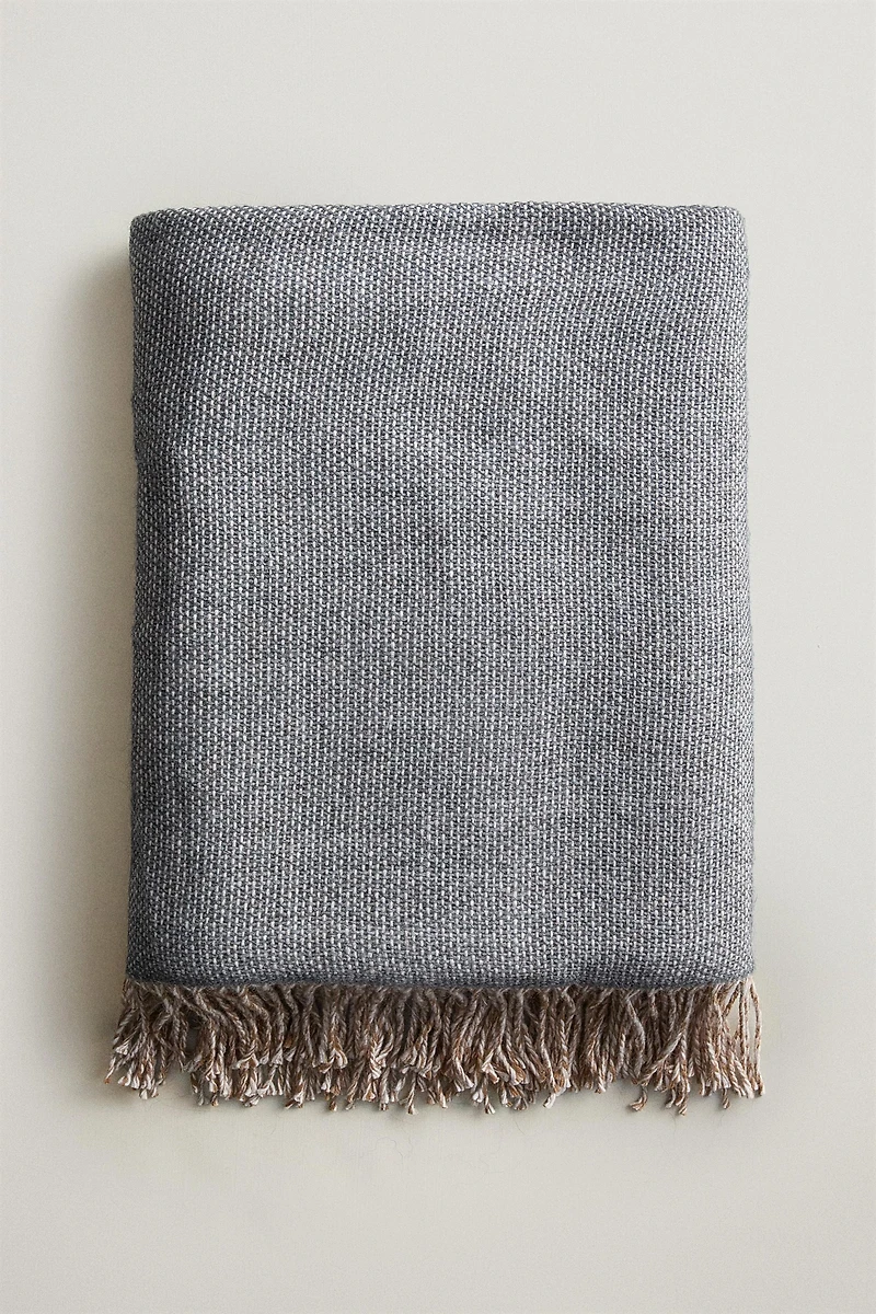 WOOL AND ALPACA BLANKET