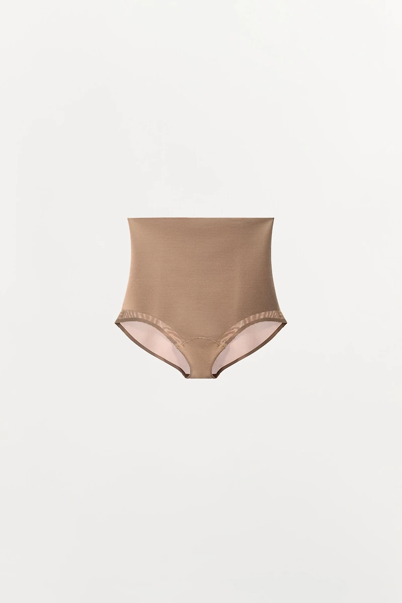 WIDE WAIST PANTIES WITH POLYAMIDE