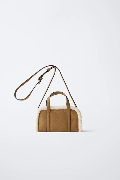 SAC BANDOULIÈRE EN PEAU DE MOUTON
