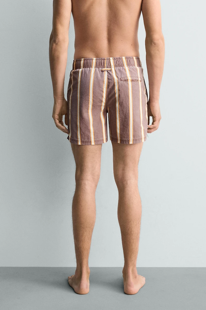 LONG STRIPED SWIMSUIT