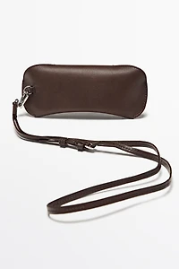Nappa leather sunglasses case