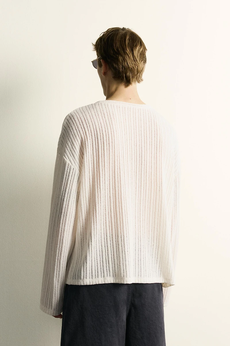 TEXTURED RELAXED FIT T-SHIRT
