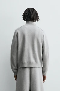 GILET EN MAILLE ZIPPÉ