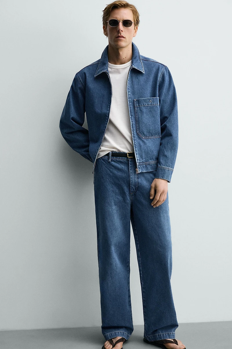 PANTALON CHINO DENIM STRAIGHT FIT