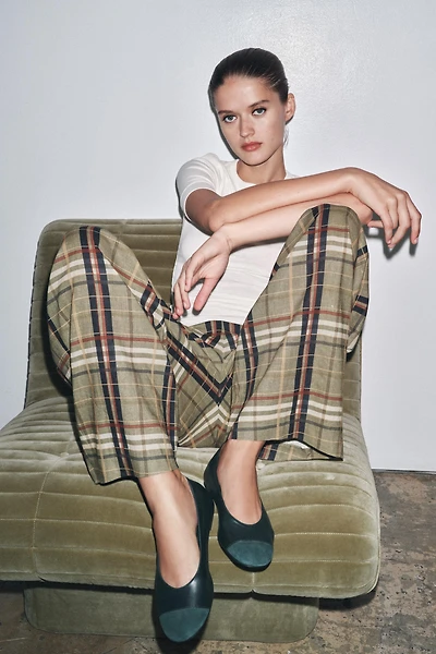 LEATHER BALLET FLATS