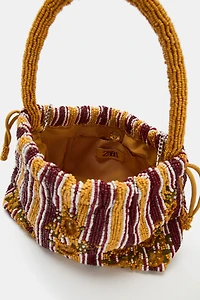 BEADED MINI SHOULDER BAG