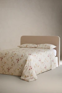HOUSSE DE COUETTE SATIN IMPRIMÉ FLEUR